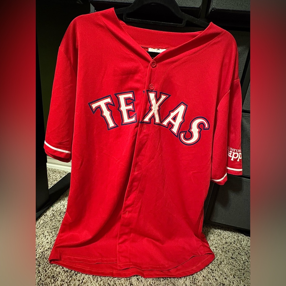 Red Texas Rangers Baseball Jersey (Prince Fielder)